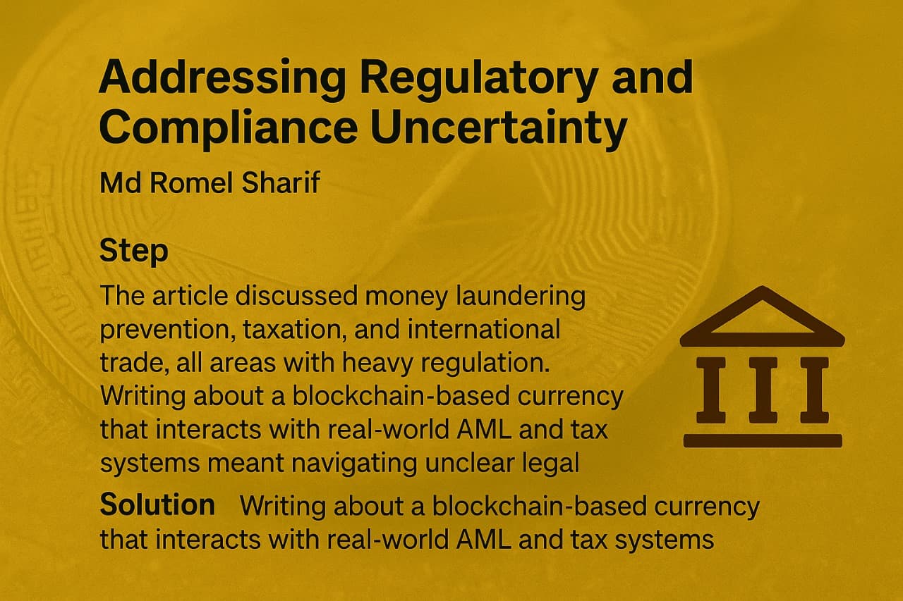 Addressing Regulatory and Compliance Uncertainty